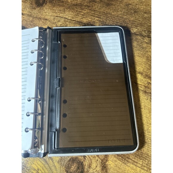 Rolodex Office Covered Business Card File Holder Sleeves Pen Newell Office 2000 - Picture 8 of 13